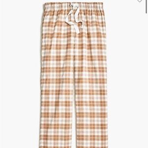 NWT! J Crew plaid pajama pants.